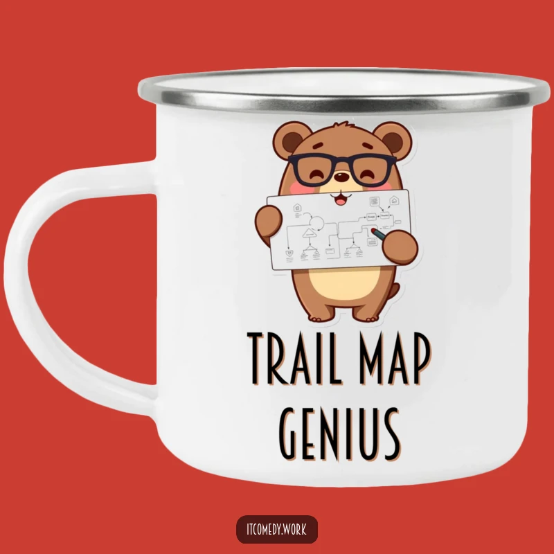 Funny Bear Logic Camping Mug: Plan Your Adventures with Humor!